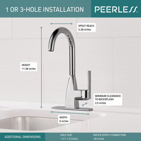 Peerless Faucets Xander Kitchen Faucet & Reviews | Wayfair